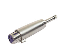 OMNITRONIC adapter XLR(F)/Jack(M) mono