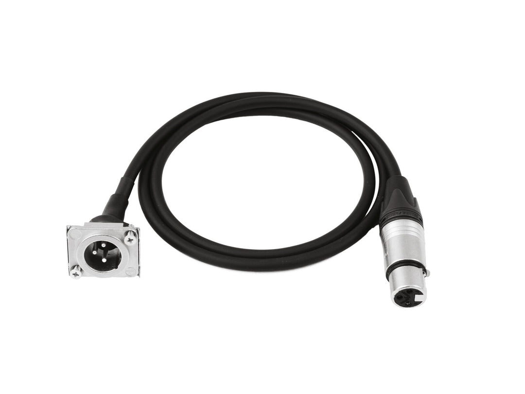 PSSO patchkabel XLR(F)/XLR(M) S 1m bk