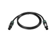 PSSO Högtalarkabel Speakon 4x2.5 0.5m bk