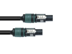 PSSO högtalarkabel Speakon 4x4 5m bk