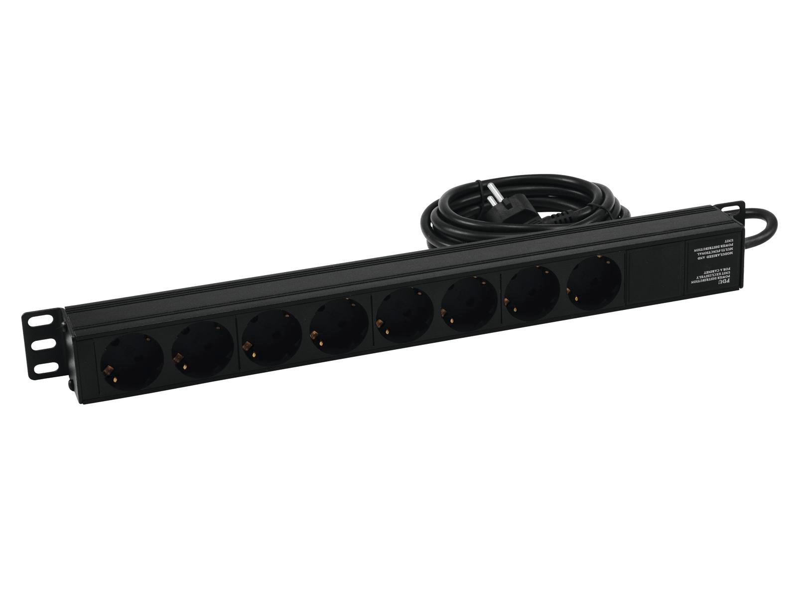Eurolite R-19-8 1U Rack Power Distribution (Schuko)