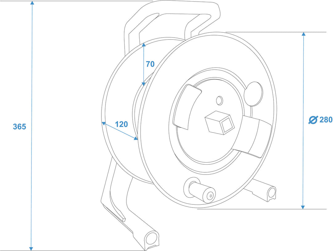 SCHILL kabeltrumma IT266.RM A=280/C=11