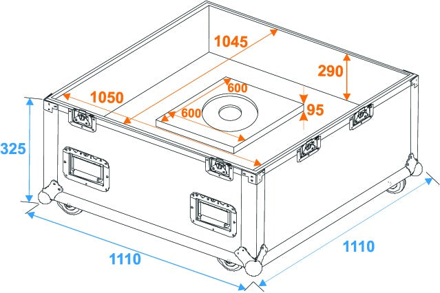 Eurolite Flightcase för Discobollar (75 & 100 cm)