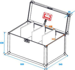 Universal Flightcase Pro (48 x 30 x 46 cm)