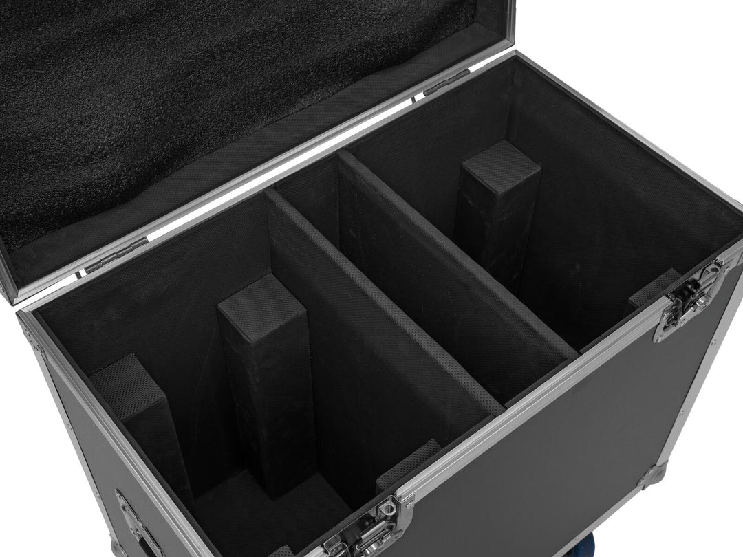 ROADINGER Flightcase 2x IP TMH-H420 med hjul