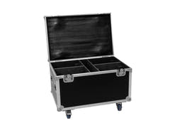 EUROLITE Set 4x LED TMH-X4 vit + Case with wheels