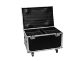 EUROLITE Set 4x LED TMH-X4 white + Case with wheels