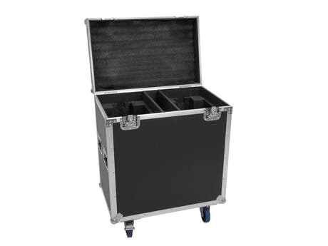 ROADINGER Flightcase 2x TMH-S400 med hjul