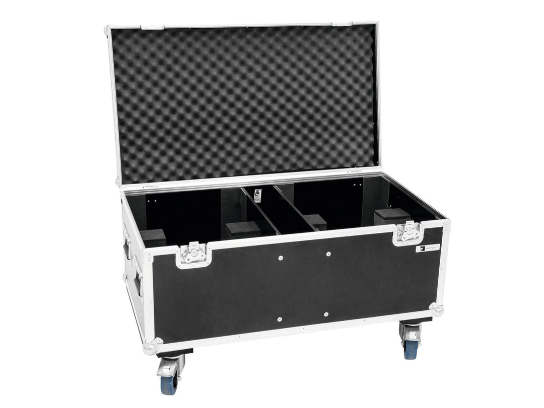 ROADINGER Flightcase 2x THA-250F med hjul