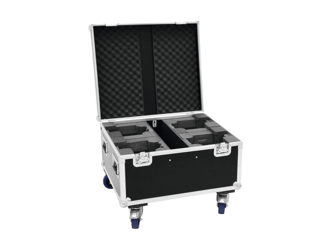 ROADINGER Flightcase för 4x LED TMH-X1 Moving Head Beam med hjul