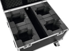 ROADINGER Flightcase för 4x LED TMH-X1 Moving Head Beam med hjul