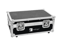 ROADINGER Flightcase 4x AKKU TL-3 Trusslight QuickDMX med laddningsfunktion