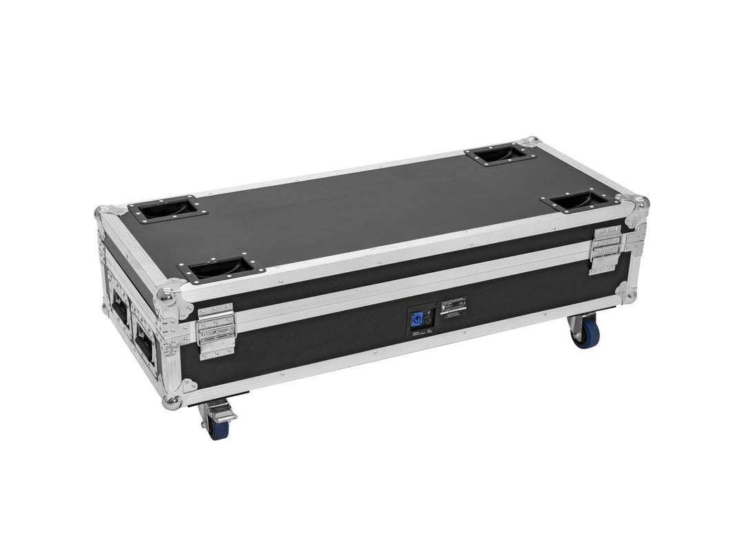 ROADINGER Flightcase 8x AKKU IP UP-4 QuickDMX med laddningsfunktion