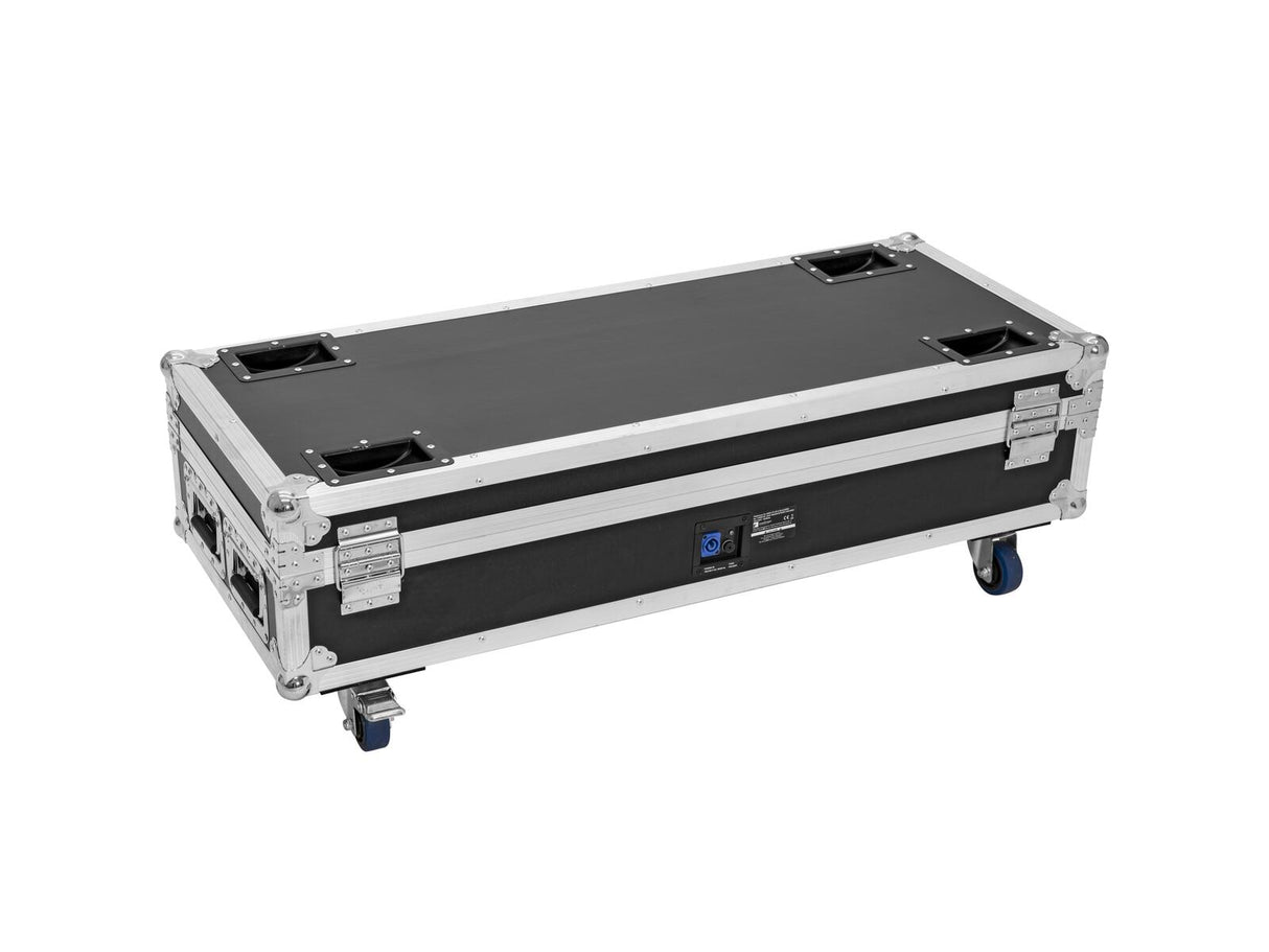 ROADINGER Flightcase 8x AKKU IP UP-4 QuickDMX with charging function