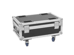 ROADINGER Flightcase 4x AKKU IP UP-4 Plus HCL Spot WDMX med laddningsfunktion