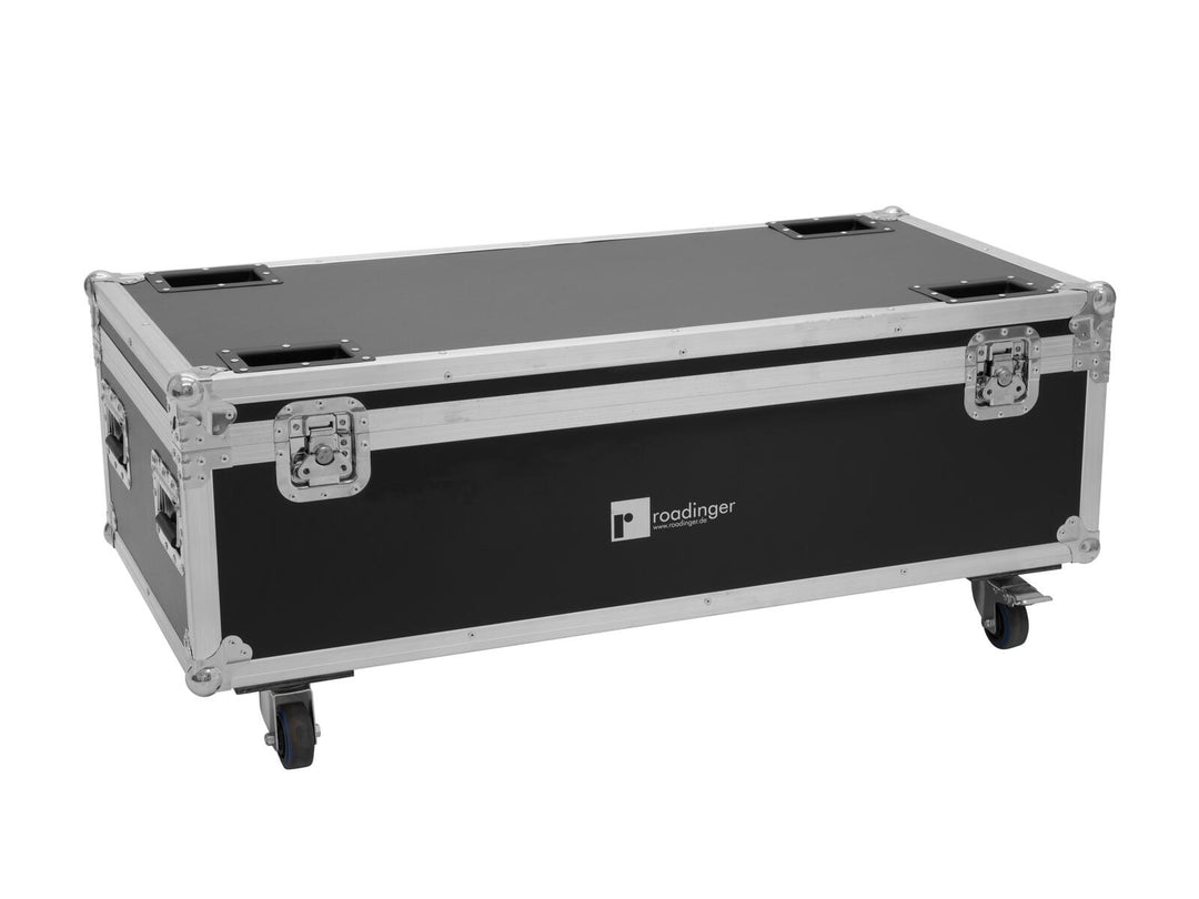ROADINGER Flightcase 8x AKKU IP PAR 7 QCL WDMX med laddningsfunktion