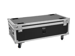 ROADINGER Flightcase 8x AKKU IP PAR 7 QCL WDMX med laddningsfunktion