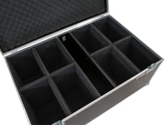 ROADINGER Flightcase för 8x LED IP PAR 12x8W QCL/12x9 SQL Spot med hjul