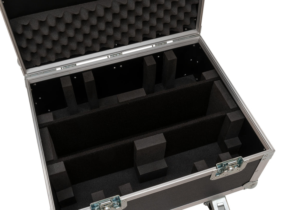 ROADINGER Flightcase för 4x LED CLS-9 QCL RGB/WW 9x7W