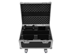 ROADINGER Flightcase för 4x LED CLS-9 QCL RGB/WW 9x7W
