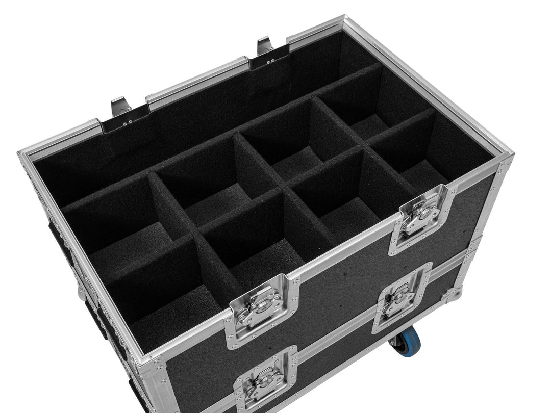 ROADINGER Flightcase Extension 8x SILENT PAR 6 QCL FLOOR för BAS-1
