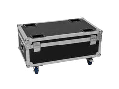 ROADINGER Flightcase 4x LED CLS-18 QCL RGB/WW med hjul