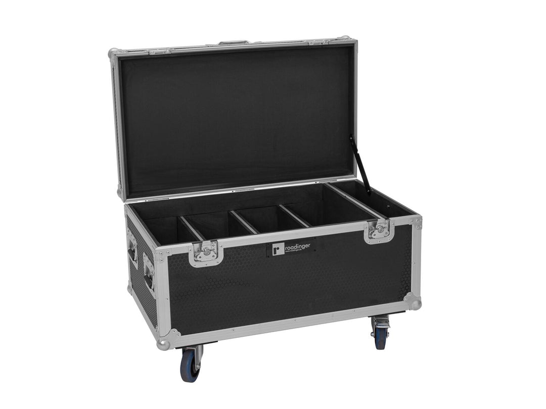 EUROLITE Set 4x Multiflood IP 8x10W RGBW Wash + fodral