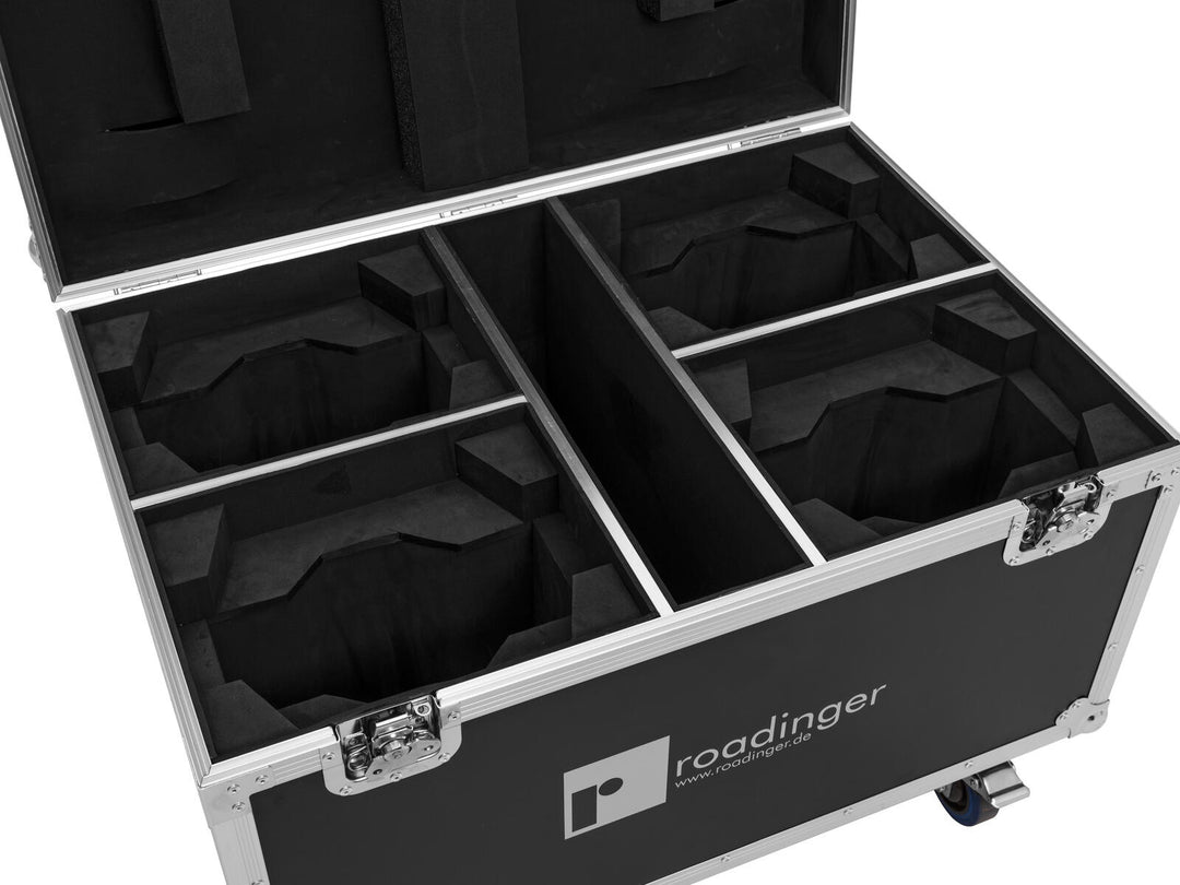 ROADINGER Flightcase 4x EYE-740 MK2 med hjul