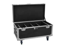 ROADINGER Flightcase 4x AKKU Multiflood IP 8x10W RGBW Wash CRMX med laddningsfunktion
