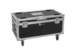 ROADINGER Flightcase 4x AKKU Multiflood IP 8x10W RGBW Wash CRMX med laddningsfunktion