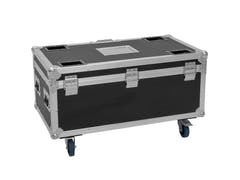 ROADINGER Flightcase 4x AKKU Multiflood IP 8x10W RGBW Wash CRMX med laddningsfunktion