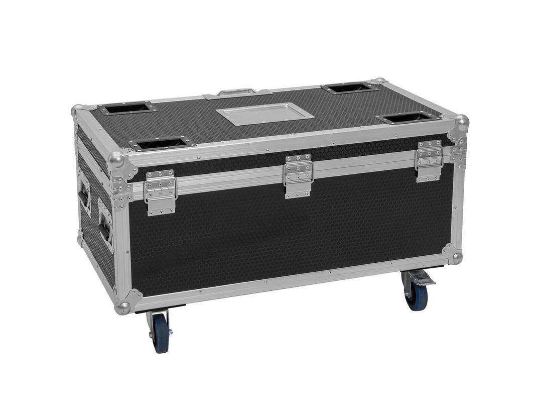 ROADINGER Flightcase 4x AKKU Multiflood IP 8x10W RGBW Wash CRMX med laddningsfunktion