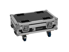 ROADINGER Flightcase 8x AKKU Mini IP UP-4 QCL Spot MK2 med laddningsfunktion