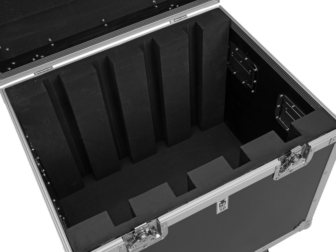 ROADINGER Flightcase 4x Pixel Matrix Panel 5x5 RGB/WW med hjul