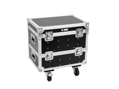 ROADINGER Flightcase för 8x IP PIX Strobe RGB CW+WW med hjul