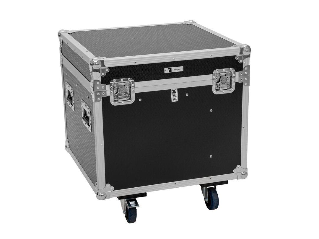 ROADINGER Flightcase PRO 2x IP TMH-W285 med hjul
