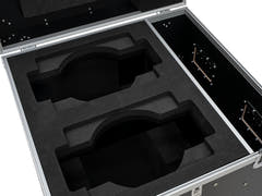 ROADINGER Flightcase PRO 2x IP TMH-W285 med hjul