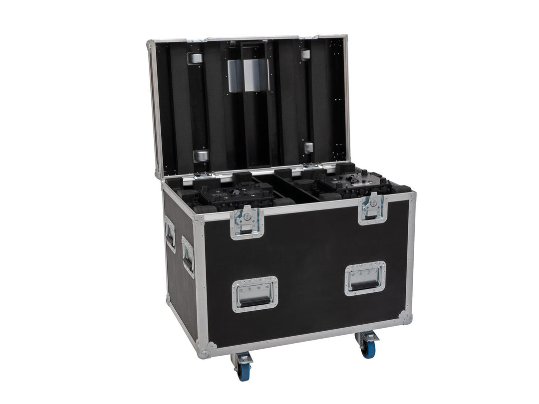 ROADINGER Flightcase HIGHLINE 4x LED IP TMH-S250/B250, med hjul