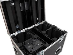 ROADINGER Flightcase HIGHLINE 4x LED IP TMH-S250/B250, med hjul