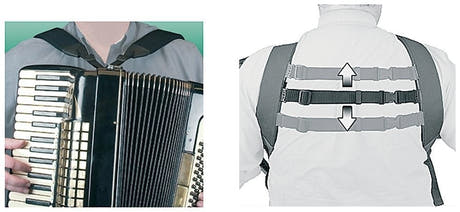 Neotech Deluxe Accordion Harness för tunga dragspel