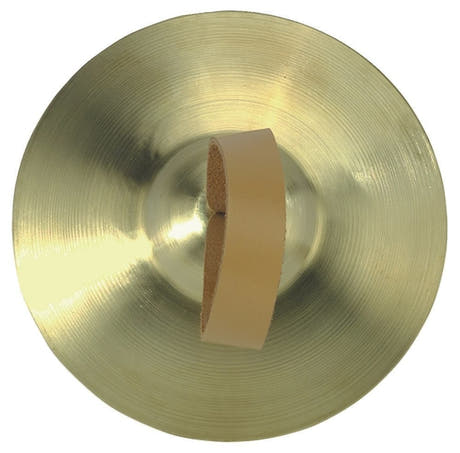 GEWA BSX handcymbaler i mässing, 20 cm, par med läderremmar