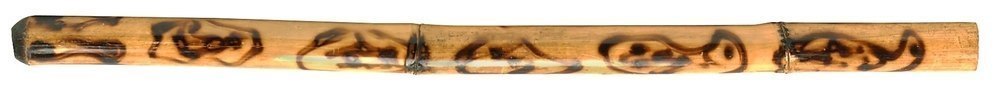 Kamballa didgeridoo i flammbambu, ca 120 cm