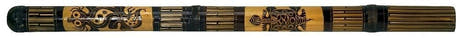 Kamballa didgeridoo i graverad bambu, ca 120 cm