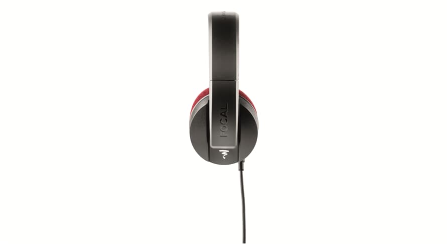 Focal Listen Professional DJ hörlurar (svart/röd)