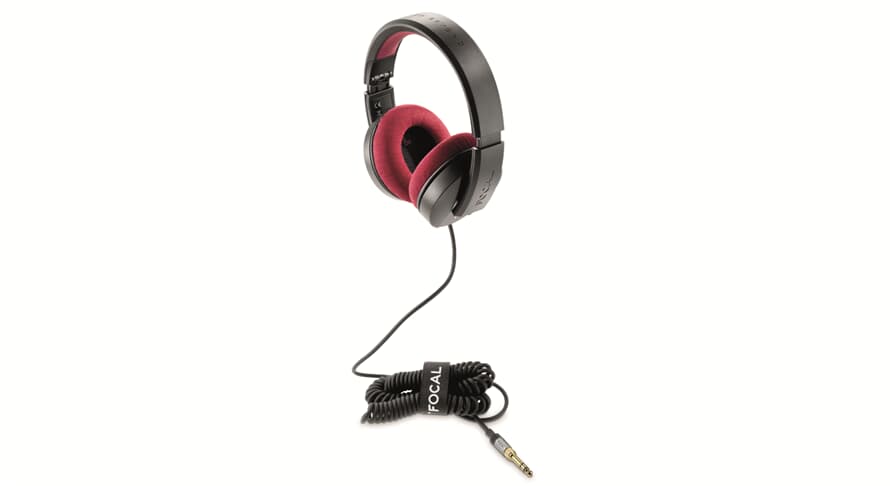 Focal Listen Professional DJ hörlurar (svart/röd)