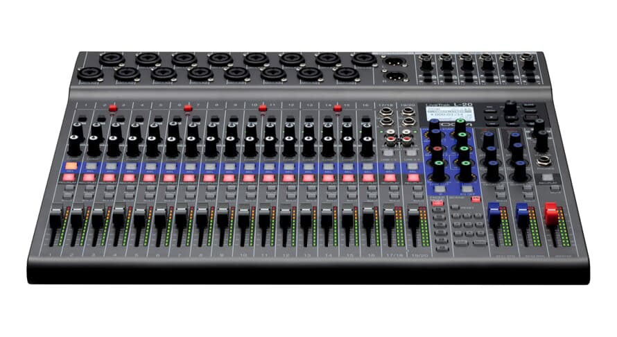 Zoom LiveTrak L-20 digital mixer