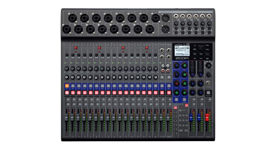 Zoom LiveTrak L-20 digital mixer