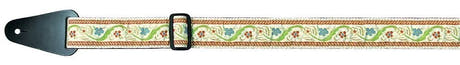 Fire & Stone Folk Jacquard gitarrrem, ljus med blommor