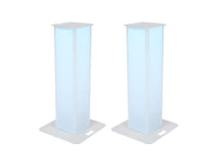 EUROLITE 2x Stage-stativ 150cm inkl. överdrag och väska, vit