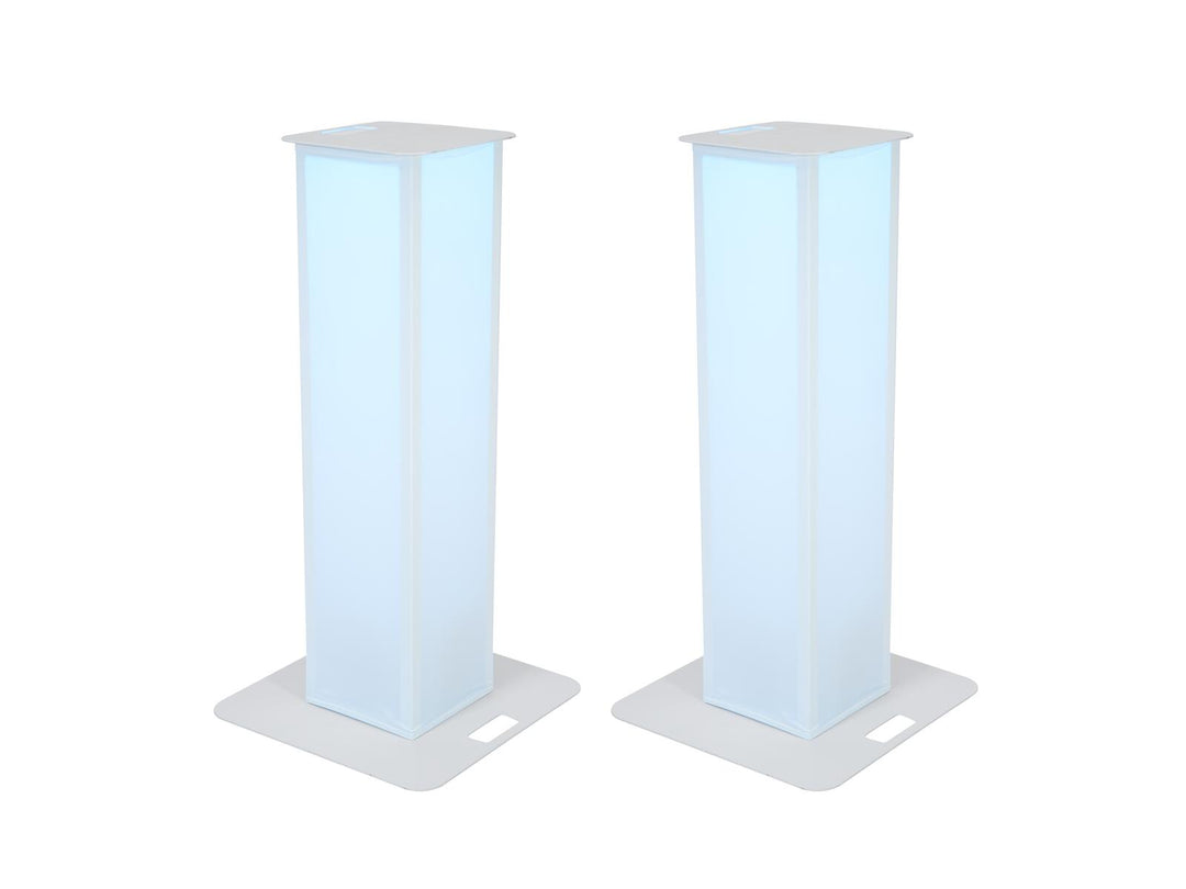 EUROLITE 2x Stage-stativ 150cm inkl. överdrag och väska, vit